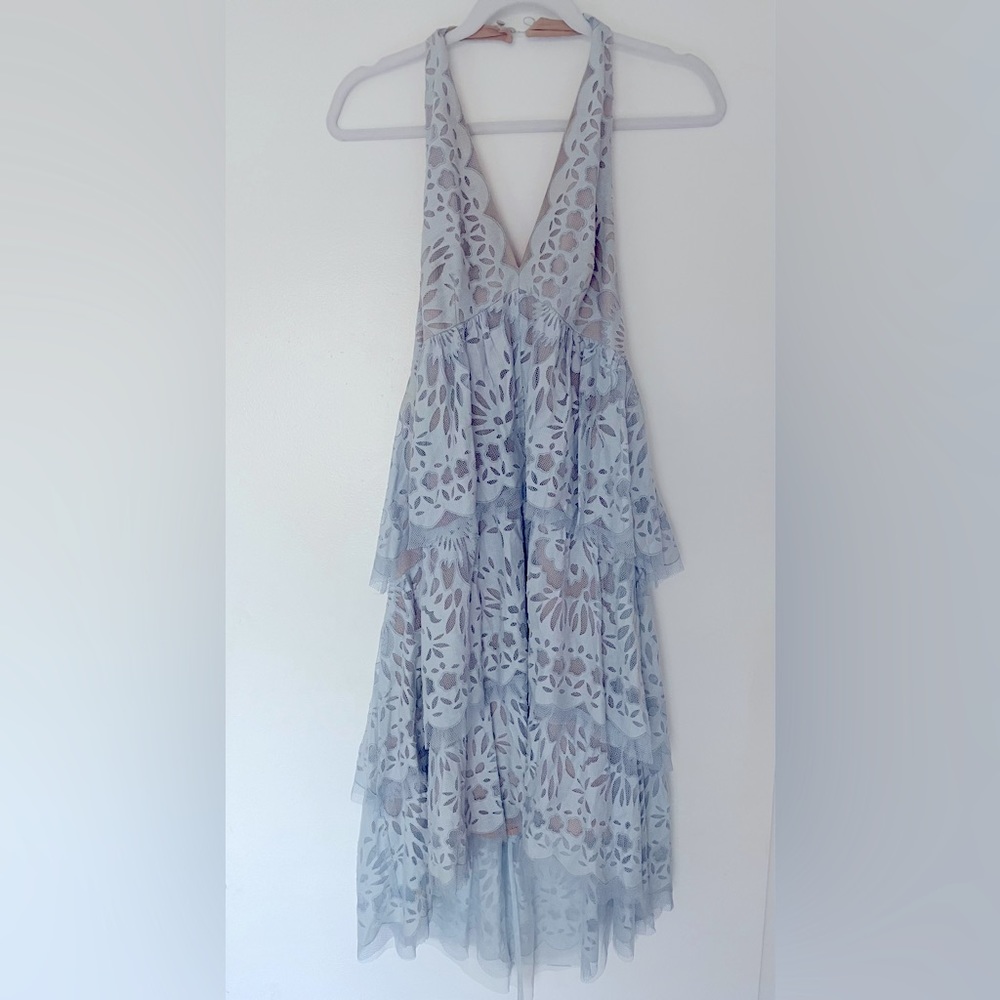 BCBG Light Blue Dress